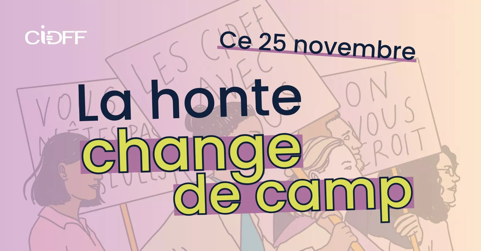 Image of Mobilisation du 25 novembre :  la honte change de camp !