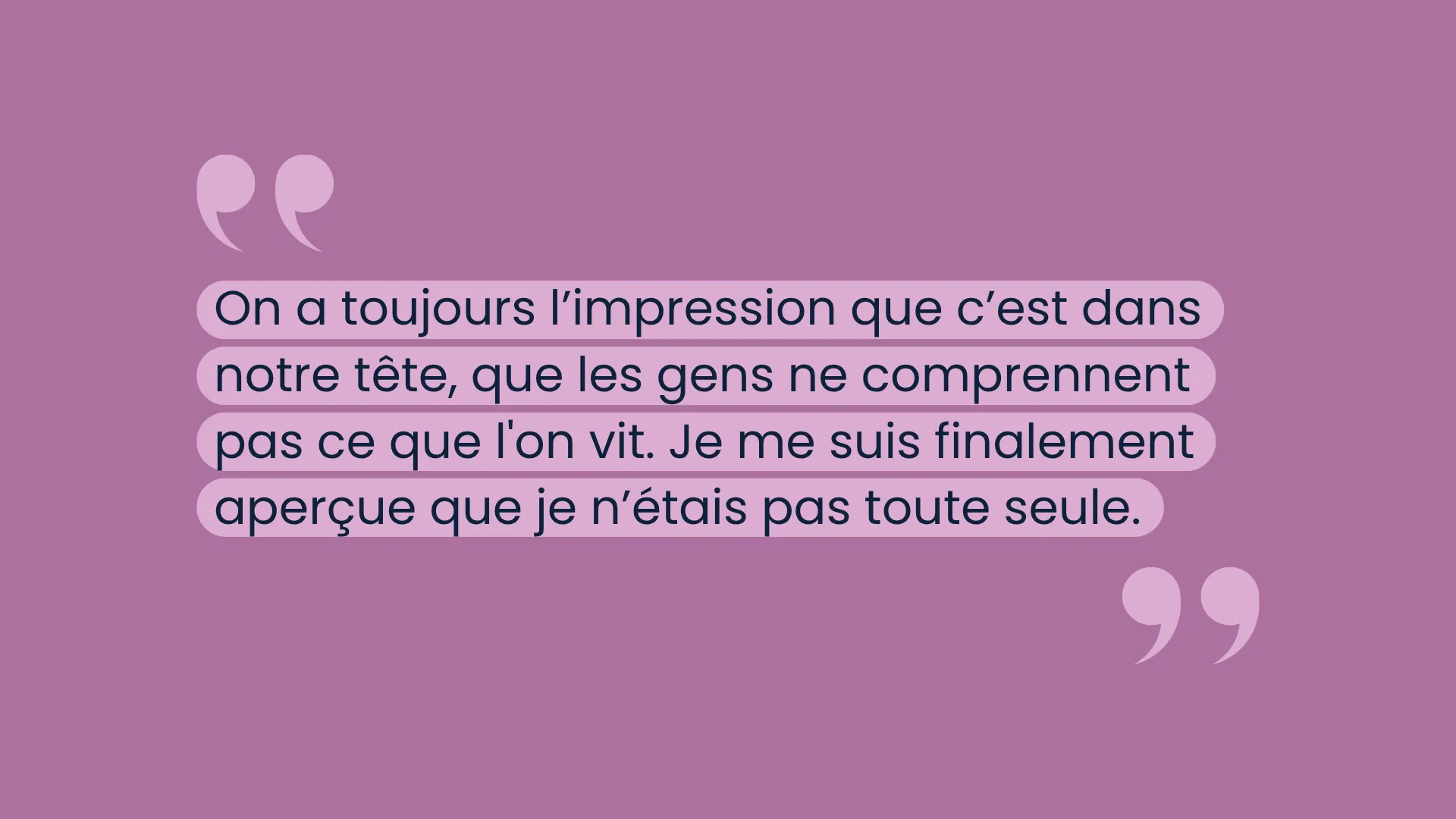 Témoignage Corinne