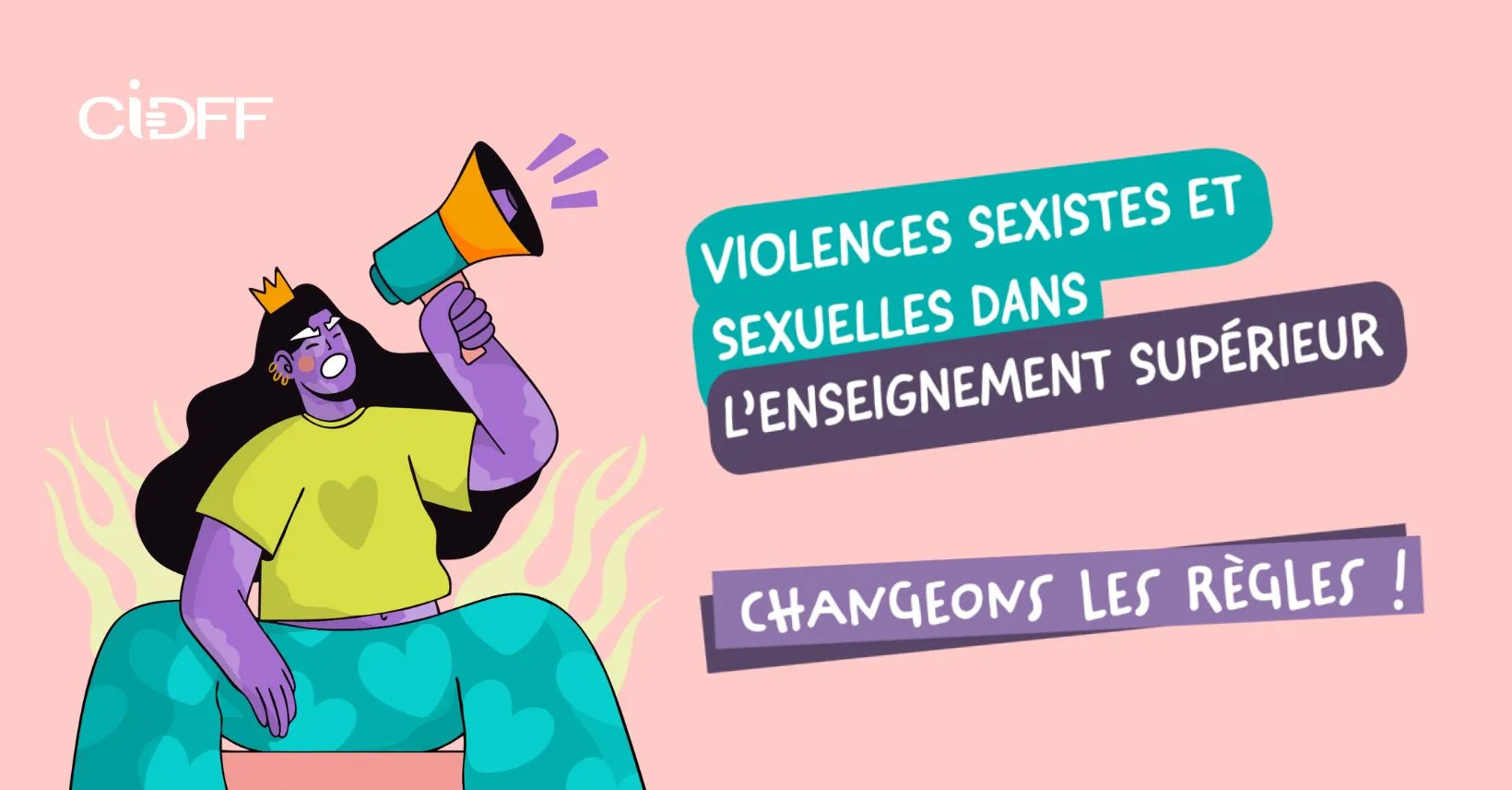 Une campagne pour lutter contre les violences sexistes et sexuelles dans le milieu étudiant !
